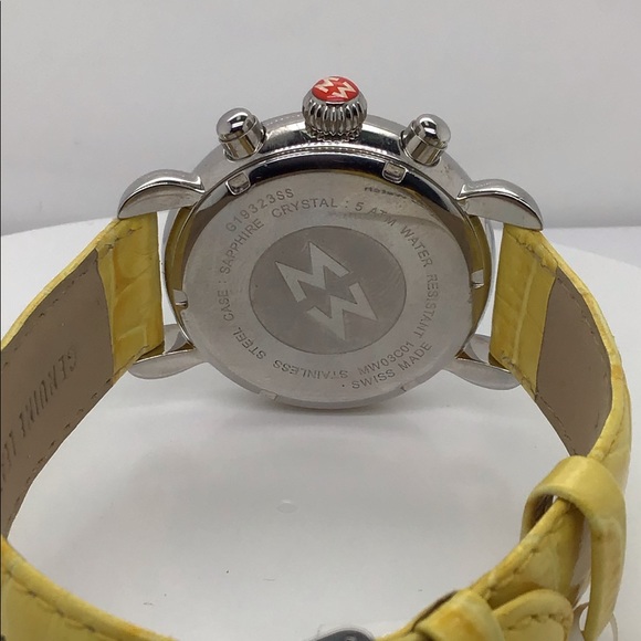 Michele CSX Chronograph Diamond Bezel Ladies Watch - Picture 4 of 4